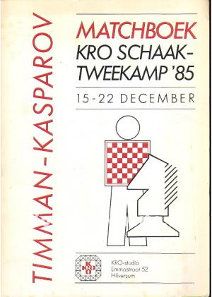 Matchboek KRO Schaaktweekamp '85 