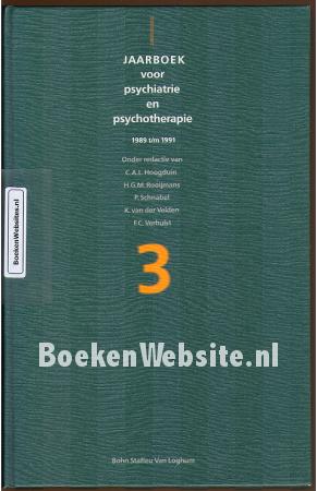Jaarboek voor psychiatrie en psychotherapie 1989 t/m 1991