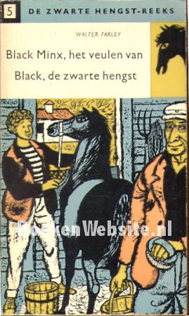 Black Minx, het veulen van Black, de zwarte hengst