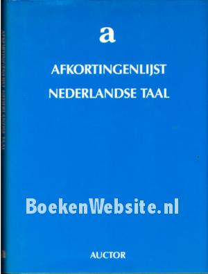 Afkortingen lijst Nederlandse taal