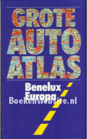 Grote autoatlas Benelux Europa