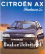 Citroen AX Thalassa 1993 brochure
