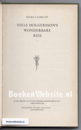Niels Holgerson's wonderbare reis