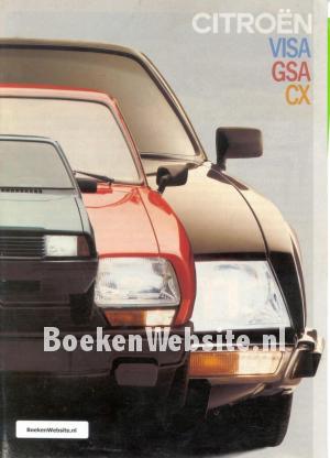 Citroen Visa GSA CX brochure