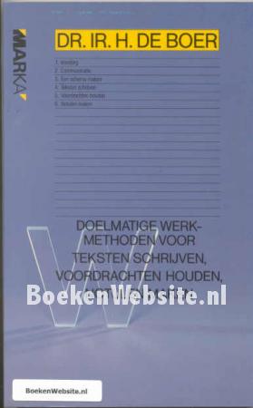 Doelmatige werkmethoden voor Teksten schrijven, Voordrachten hou