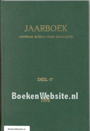 Jaarboek CBG deel 47 1993