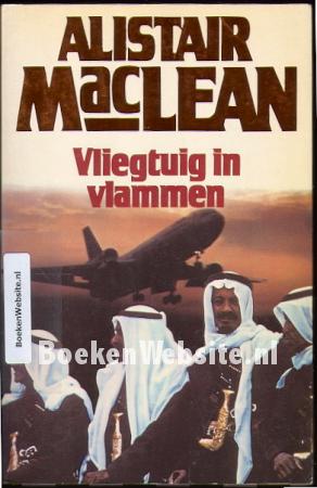 Vliegtuig in vlammen