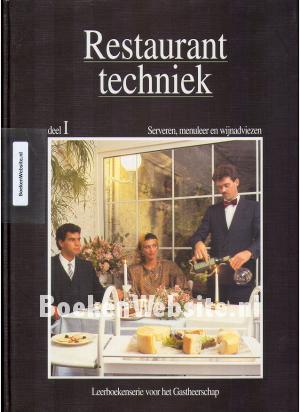 Restaurant techniek deel I Restaurant techniek deel I