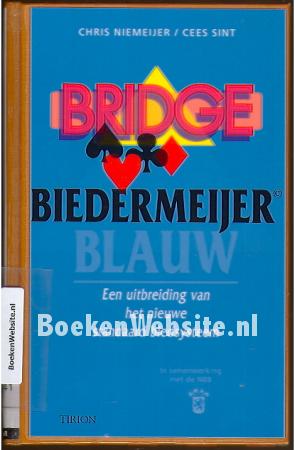 Bridge, biedermeijer blauw