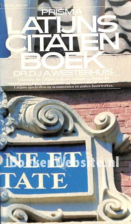 1602 Prisma Latijns citatenboek 1602 Prisma Latijns citatenboek