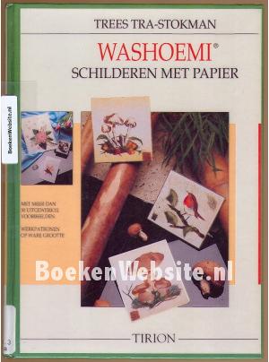 Washoemi schilderen met papier