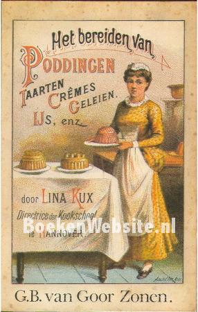 Het bereiden van Puddingen enz.