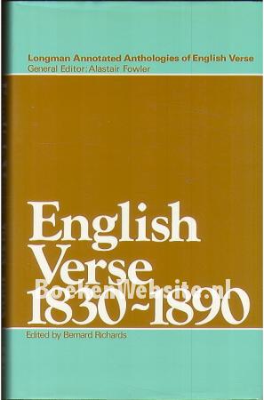 English Verse 1830-1890