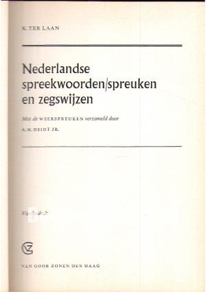 Nederlandse spreekwoorden / spreuken en zegswijzen