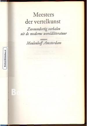 Meesters der vertelkunst Meesters der vertelkunst
