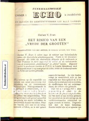 Intenationale Echo 1946-'47 dl. 01 Intenationale Echo 1946-'47 dl. 01
