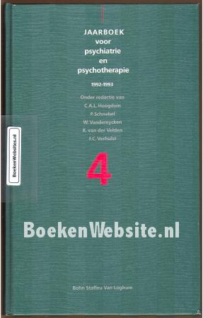 Jaarboek voor psychiatrie en psychotherapie 1992-1993