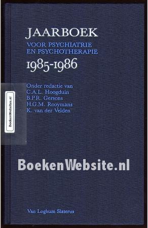 Jaarboek voor psychiatrie en psychotherapie 1985 t/m 1986