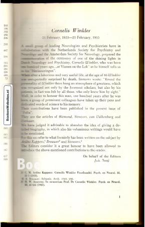 Psychiatrische en Neurologische Bladen 1955