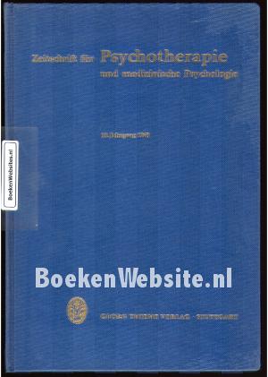 Zeitschrift fur Psychotherapie und Medizinische Psychologie 1968