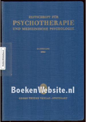 Zeitschrift fur Psychotherapie und Medizinische Psychologie 1963