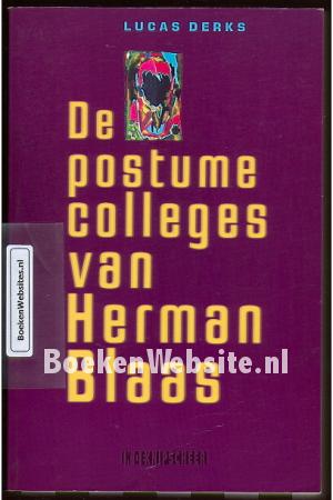 De postume colleges van Herman Blaas