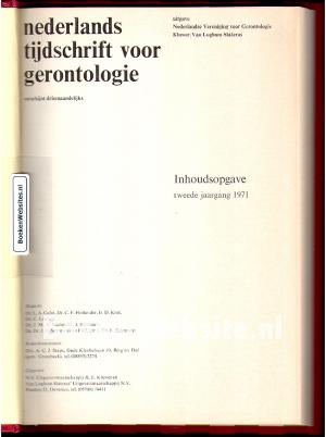Nederlands tijdschrift voor gerontologie 1971