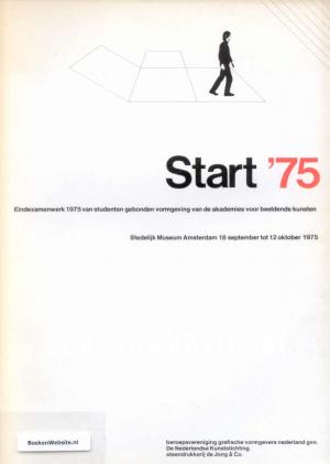 Start '75 eindexamenwerk 1975