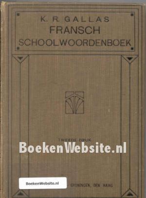 Fransch school woordenboek