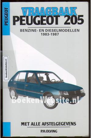 Vraagbaak Peugeot 205 Benzine- en Dieselmodellen 1983-1987