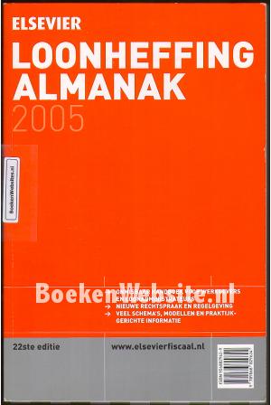 Loonheffing Almanak 2005