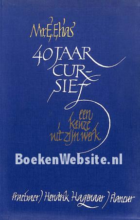 40 jaar cursief