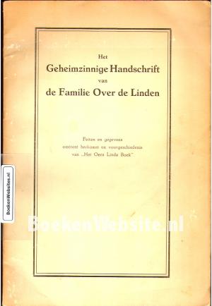 Het Geheimzinnige Handschrift van de Familie Over de Linden