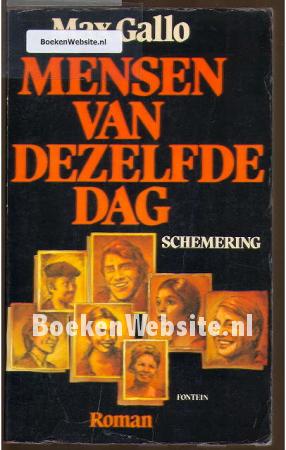 Mensen van dezelfde dag schermering Mensen van dezelfde dag schermering