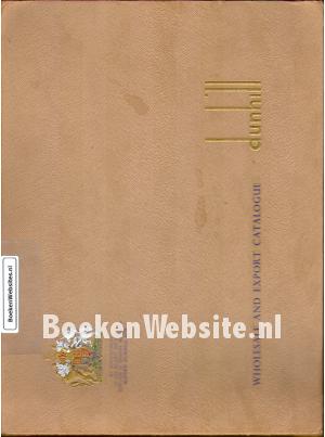 Wholesale and export catalogue Dunhill 1968