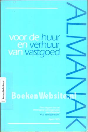 Almanak voor de huur en verhuur van vastgoed