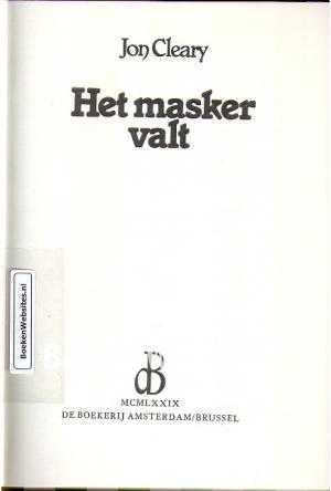 Het masker valt Het masker valt