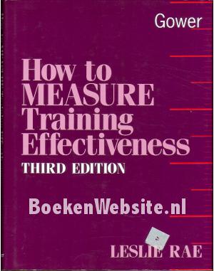 How to Measure Training Effectiveness