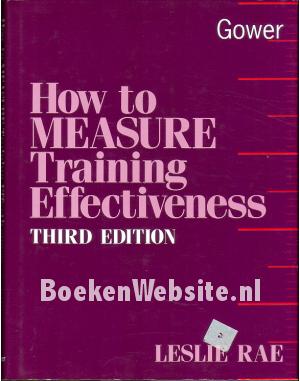 How to Measure Training Effectiveness How to Measure Training Effectiveness