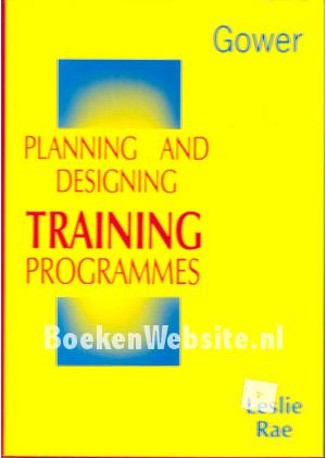 Planning and Designing Training Programmes