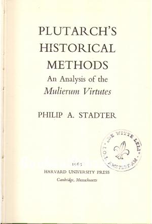 Plutarch's Historical Methods