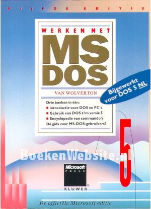 Werken met MS-DOS