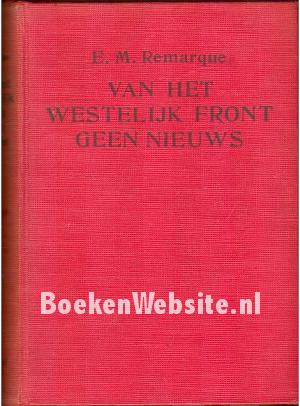 Van het Westelijk front geen nieuws