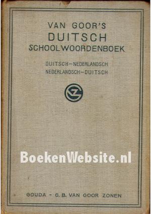 van Goor's Duitsch schoolwoordenboek