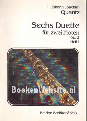 Sechs Duette fur zwei Floten op. 2 Heft I