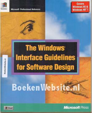 The Windows Interface Guidelines for Software Design