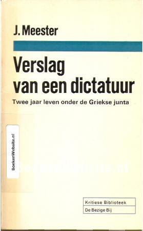 Verslag van een dictatuur