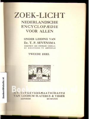 Zoek-licht Nederlandsche encyclopaedie voor Allen 2