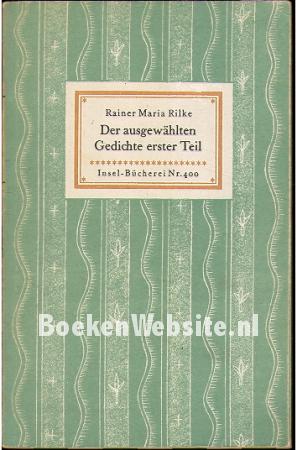 Der ausgewählten Gedichte erster Teil