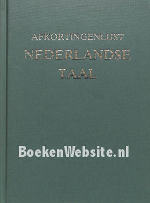 Afkortingenlijst Nederlandse taal